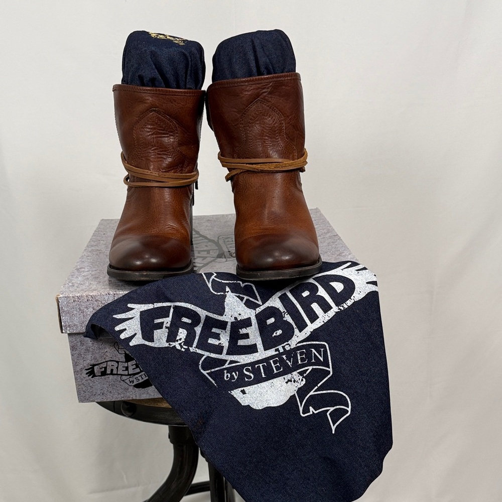 Freebird by Steven Casey Boot Cognac Size 9 Boho Western Cottagecore